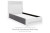 Verishaw - Twin/Full Upholstered Rails - Gray