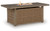 Laguna Heights - Rectangular Fire Pit Table - Beige