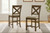 Moriville - Upholstered Barstool (Set of 2) - Beige