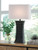 Golzar - Poly Table Lamp - Black