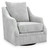 Gubbins - Swivel Accent Chair - Gray