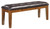 Ralene - Large UPH Dining Room Bench - Medium Brown