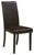Kimonte - Dining UPH Side Chair (Set of 2) - Dark Brown