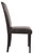 Kimonte - Dining UPH Side Chair (Set of 2) - Dark Brown