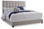 Dolante - King Upholstered Bed - Beige