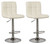 Bellatier - Tall UPH Swivel Barstool(Set of 2) - Bone