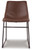 Centiar - Dining UPH Side Chair (Set of 2) - Brown / Black