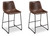 Centiar - Upholstered Barstool (Set of 2) - Brown