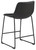 Centiar - Upholstered Barstool (Set of 2) - Black