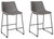 Centiar - Upholstered Barstool (Set of 2) - Gray