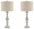 Bernadate - Poly Table Lamp (Set of 2) - Whitewash