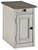 Bolanburg - Chair Side End Table - Door - White / Brown / Beige