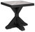 Beachcroft - Square End Table - Black / Light Gray