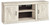 Bellaby - 60" TV Stand w/Fireplace Option - Whitewash