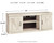 Bellaby - 60" TV Stand w/Fireplace Option - Whitewash