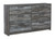 Baystorm - Six Smooth Drawer Dresser - Gray