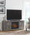 Wynnlow - 2 Pc. - 63" TV Stand with Faux Firebrick Fireplace Insert - Gray