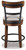 Valebeck - UPH Swivel Barstool  - Brown