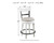 Valebeck - UPH Swivel Barstool  - White
