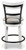 Valebeck - UPH Swivel Barstool  - White