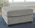 Altari - Oversized Accent Ottoman - Alloy