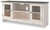 Dorrinson - LG TV Stand w/Fireplace Option - White