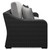 Beachcroft - Sofa With Cushion - Black / Light Gray