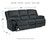 Draycoll - Reclining Sofa - Dark Gray