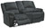 Draycoll - DBL Rec Loveseat w/Console - Dark Gray