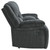 Draycoll - DBL Rec Loveseat w/Console - Dark Gray
