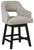 Tallenger - UPH Swivel Barstool (Set of 2) - Beige