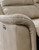 Next-Gen Durapella - 2 Seat PWR REC Sofa ADJ HDREST - Sand