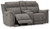 Next-Gen Durapella - Power Reclining Loveseat with Console/Adj Hdrst - Slate