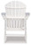 Sundown Treasure - Adirondack Chair - White
