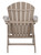 Sundown Treasure - Adirondack Chair - Driftwood