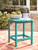 Sundown Treasure - Rectangular End Table - Turquoise