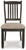 Tyler Creek - Dining UPH Side Chair (Set of 2) - Slatback - Black / Grayish Brown