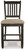 Tyler Creek - Upholstered Barstool (Set of 2) - Black / Grayish Brown