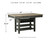 Tyler Creek - Rectangular Dining Room Counter Table - Black / Gray