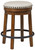 Valebeck - UPH Swivel Stool  - Brown / Black