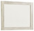 Bellaby - Bedroom Mirror - Wooden Frame - Whitewash