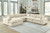 Elyza - Left Arm Facing Corner Chaise 5 Pc Sectional - Linen