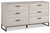 Socalle - Six Drawer Dresser - Vinyl-Wrapped - Light Natural