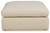 Elyza - Oversized Accent Ottoman - Linen