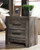 Wynnlow - 7 Pc. - Dresser, Mirror, King Crossbuck Panel Bed, 2 Nightstands - Gray