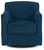 Bradney - Swivel Accent Chair - Blue