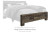 Derekson - King Panel Footboard - Multi Gray