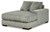 Lindyn - 3-Piece Sectional With Double Chaises - Fog