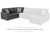 Edenfield - LAF Sofa w/Corner Wedge - Charcoal