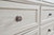 Robbinsdale - 8 Pc. - Dresser, Mirror, Chest, Full Sleigh Storage Bed, 2 Nightstands - Antique White